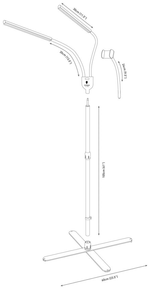 CareMed Gemini LED-лампа для наращивания ресниц