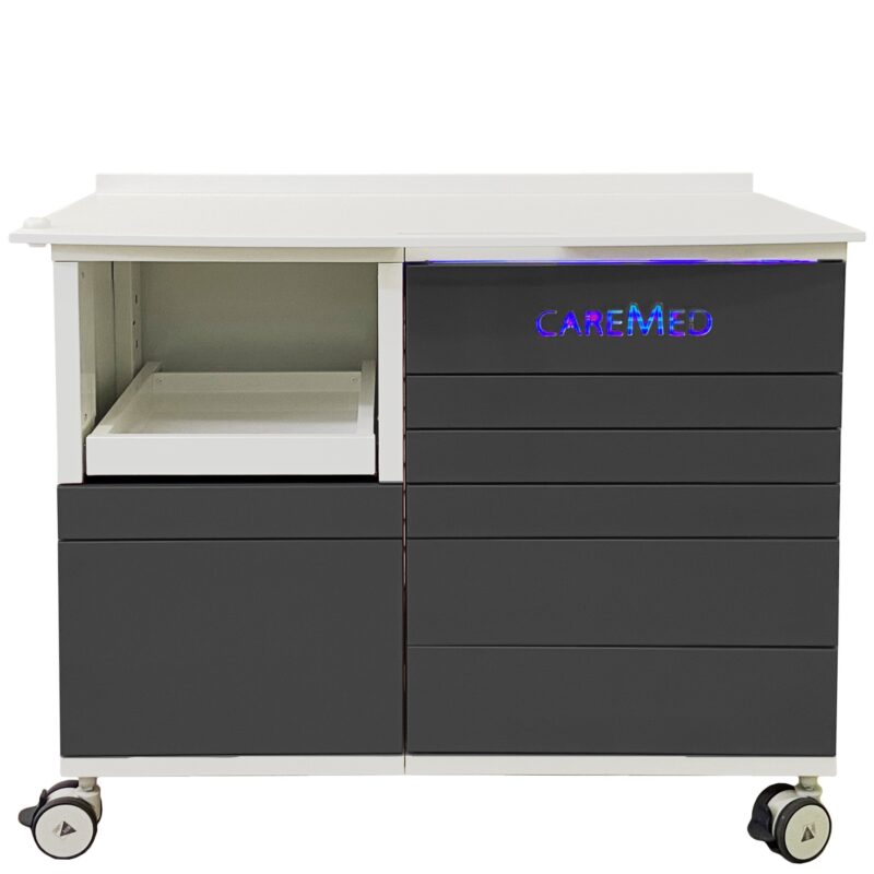 CareMed pediküüri kapp, käru
