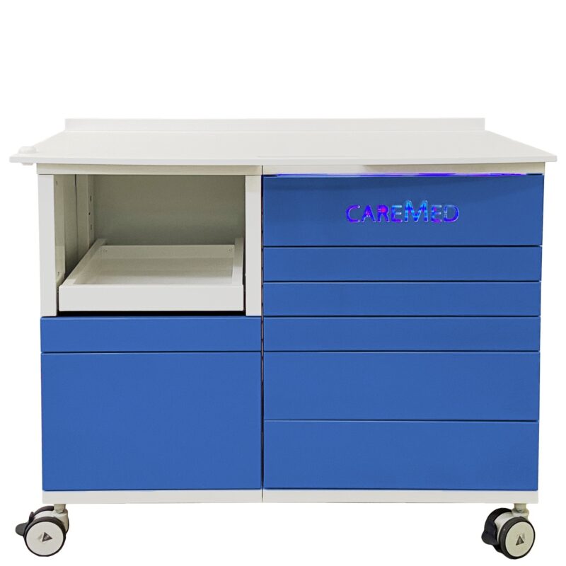 CareMed pediküüri kapp, käru