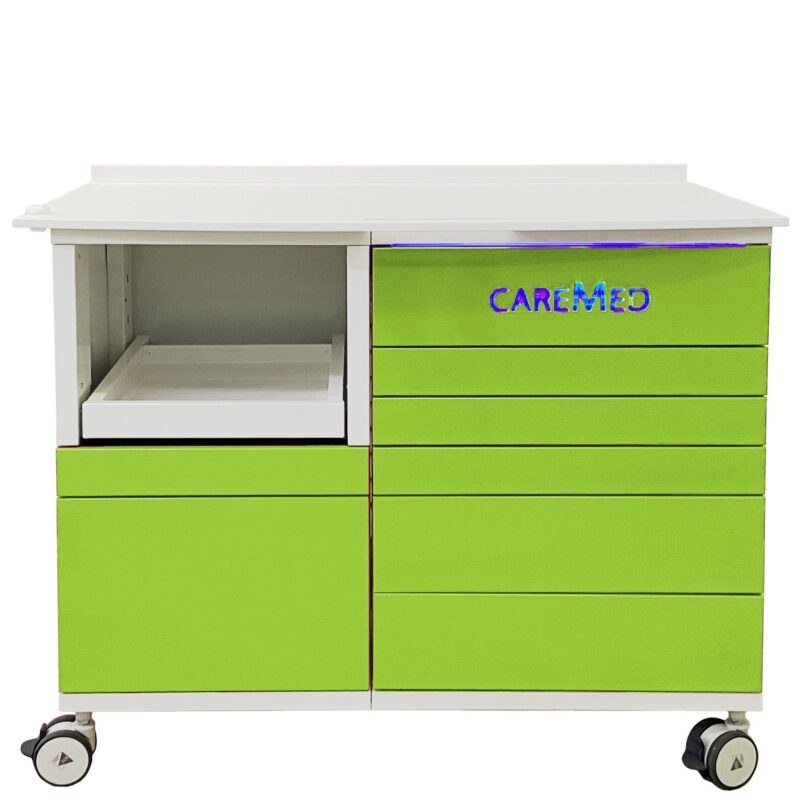 CareMed pediküüri kapp, käru