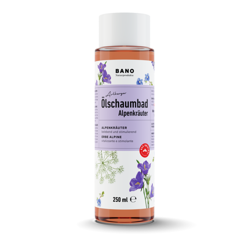 Arlberger Alpine Herbs Foaming Bath Oil vahutav vanniõli alpi ürtidega - 250 ml