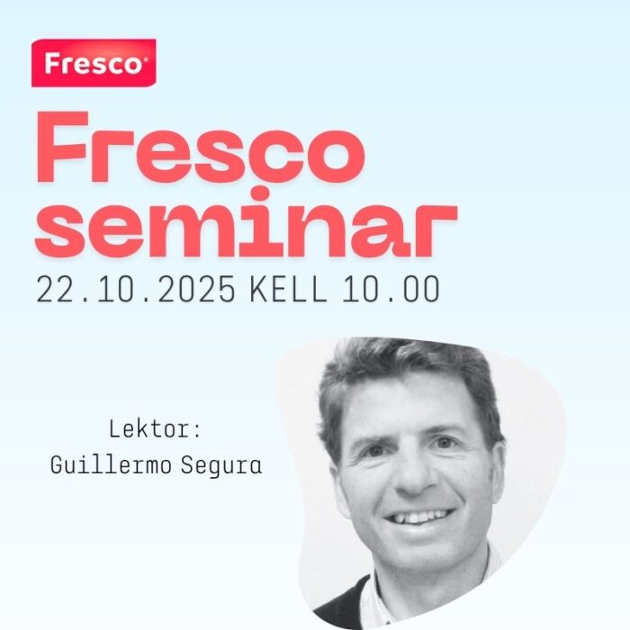 22.10.2025 Fresco seminar! Diabeetiline jalahaavand ja vildi kasutamine. Silikoonist ortooside valmistamine. Abivahendid jalaravis.