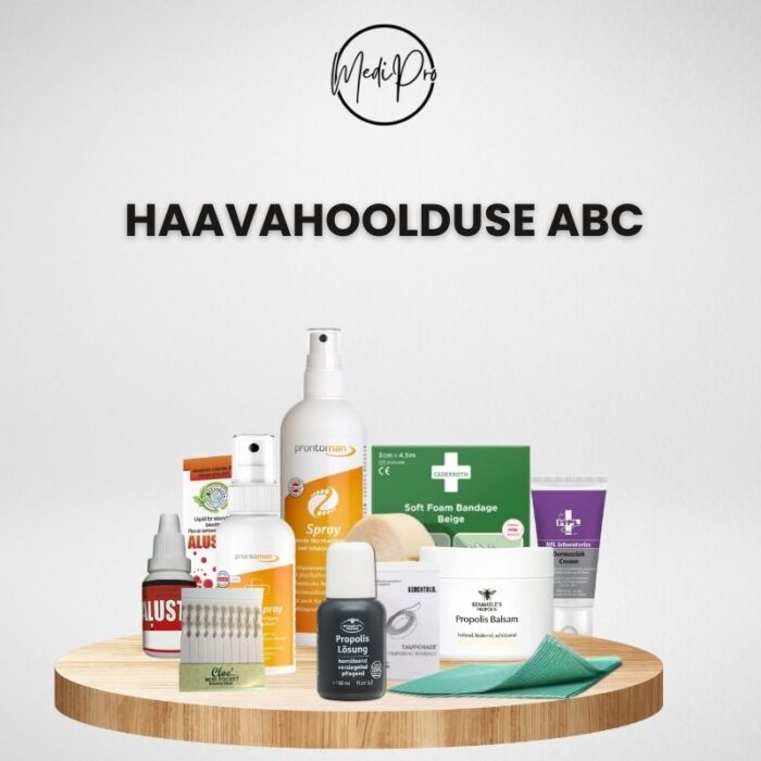 haavahoolduse ABC komplekt ravipediküüri kabinetti, podoloogia kabinetti, jalaravitarbed, hemostaatilised tooted, sidemed, antiseptika haavahoolduse ABC komplekt ravipediküüri kabinetti, podoloogia kabinetti, jalaravitarbed, hemostaatilised tooted, sidemed, antiseptika