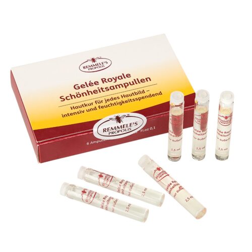 Ампулы красоты Remmele’s Propolis для лица с маточным молочком 6 × 2,5 мл