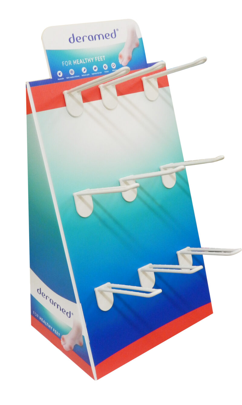 Fresco lauapealne display 260x280x500 mm 9 konksu