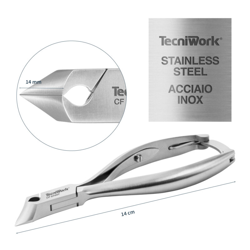 Tecniwork küünetangid veerandkuu lõiketera 14 mm 3