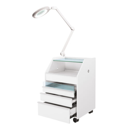 Podocart pediküürikapp ratastel L 51 x D 48 x H 80 cm