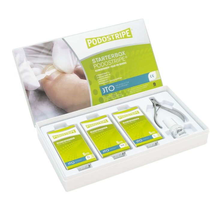 PODOSTRIPE starterbox stardikomplekt liimitav küünekorrektsioon